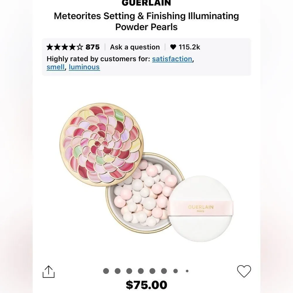 NEW GUERLAIN Meteorites Setting & Finishing Illuminating Powder Pearls